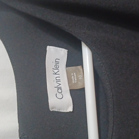 Calvin Klein  Ruffle Sleeve Fitted Sheath Dress - Picture 3 of 4